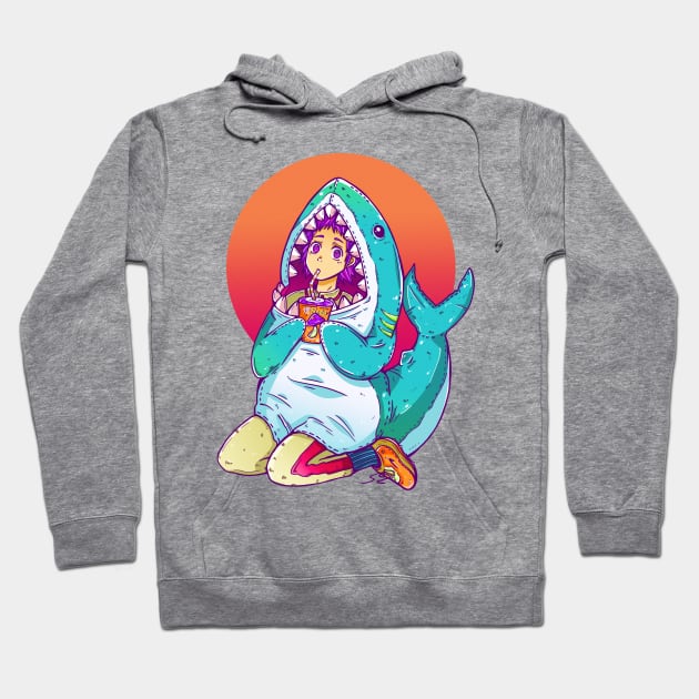 Heiwa Sharks Hoodie by Chofy87